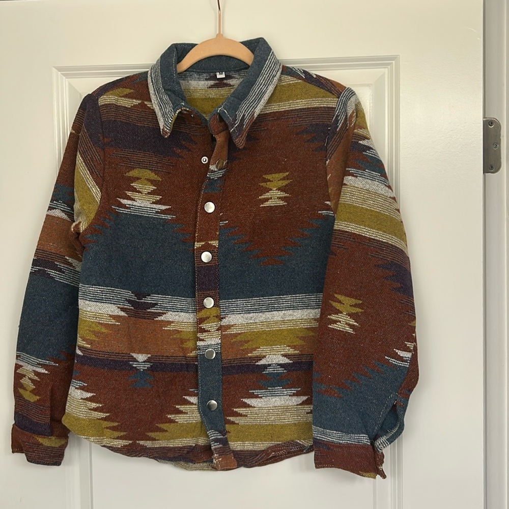 Aztec style lightweight jacket.